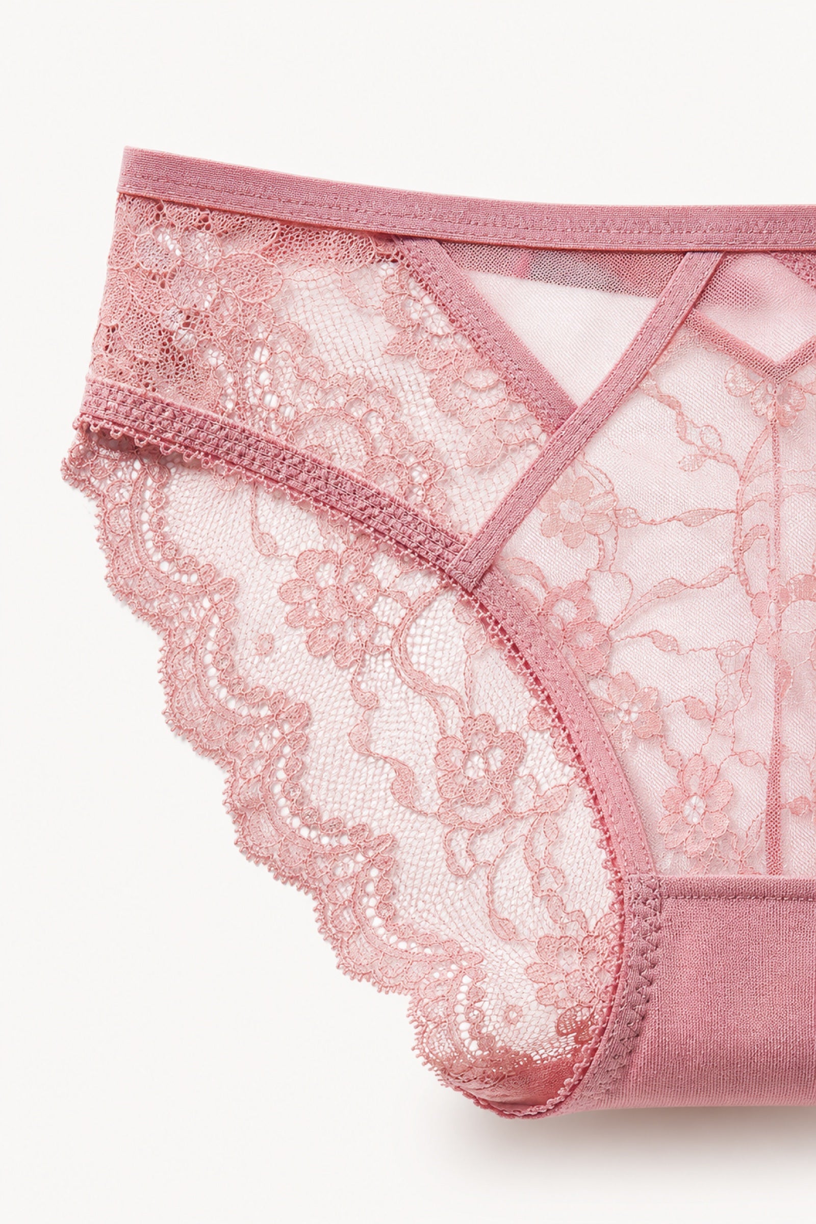 Rose Static bra lace detail