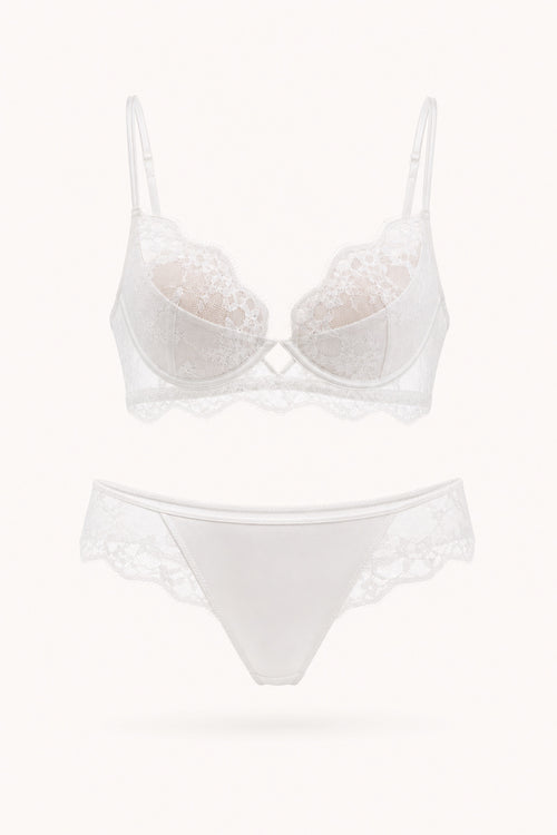 Ivory Daydream bra and brief set