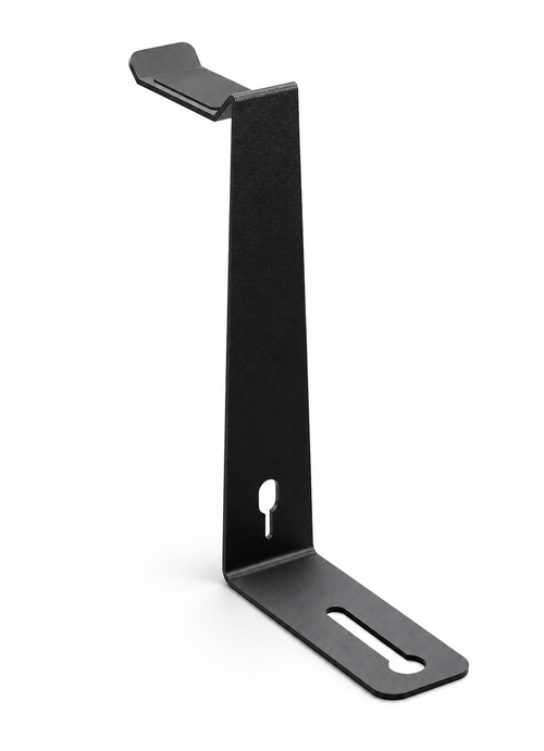 Optional headphone holder; headphones not included