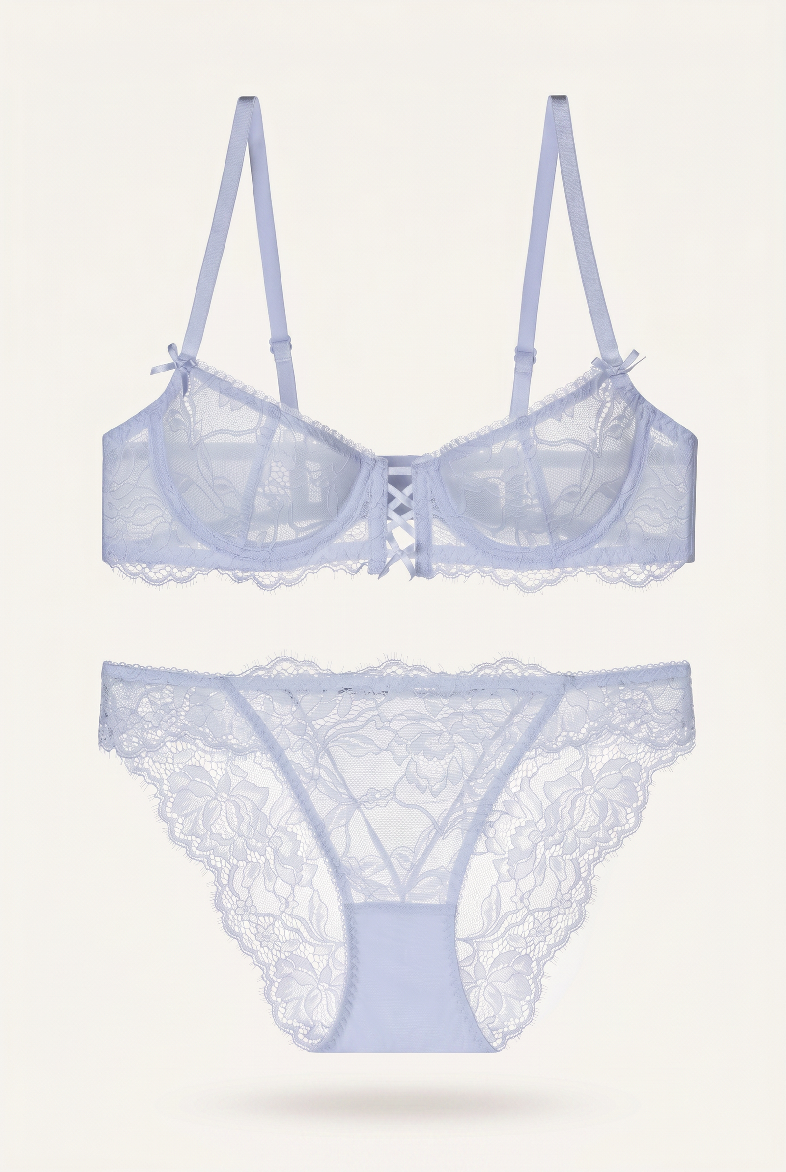 Mist Blue bra and brief set